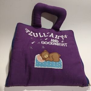 SOLD Vintage 1991Pocketsof Learning bedtime cloth interaction treasurewithzipper